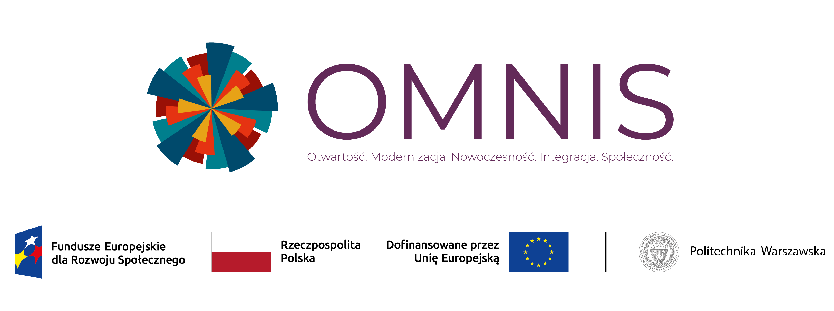 Logo projektu i zestawienie logo informujących o współfinansowaniu projektu ze środków Unii Europejskiej