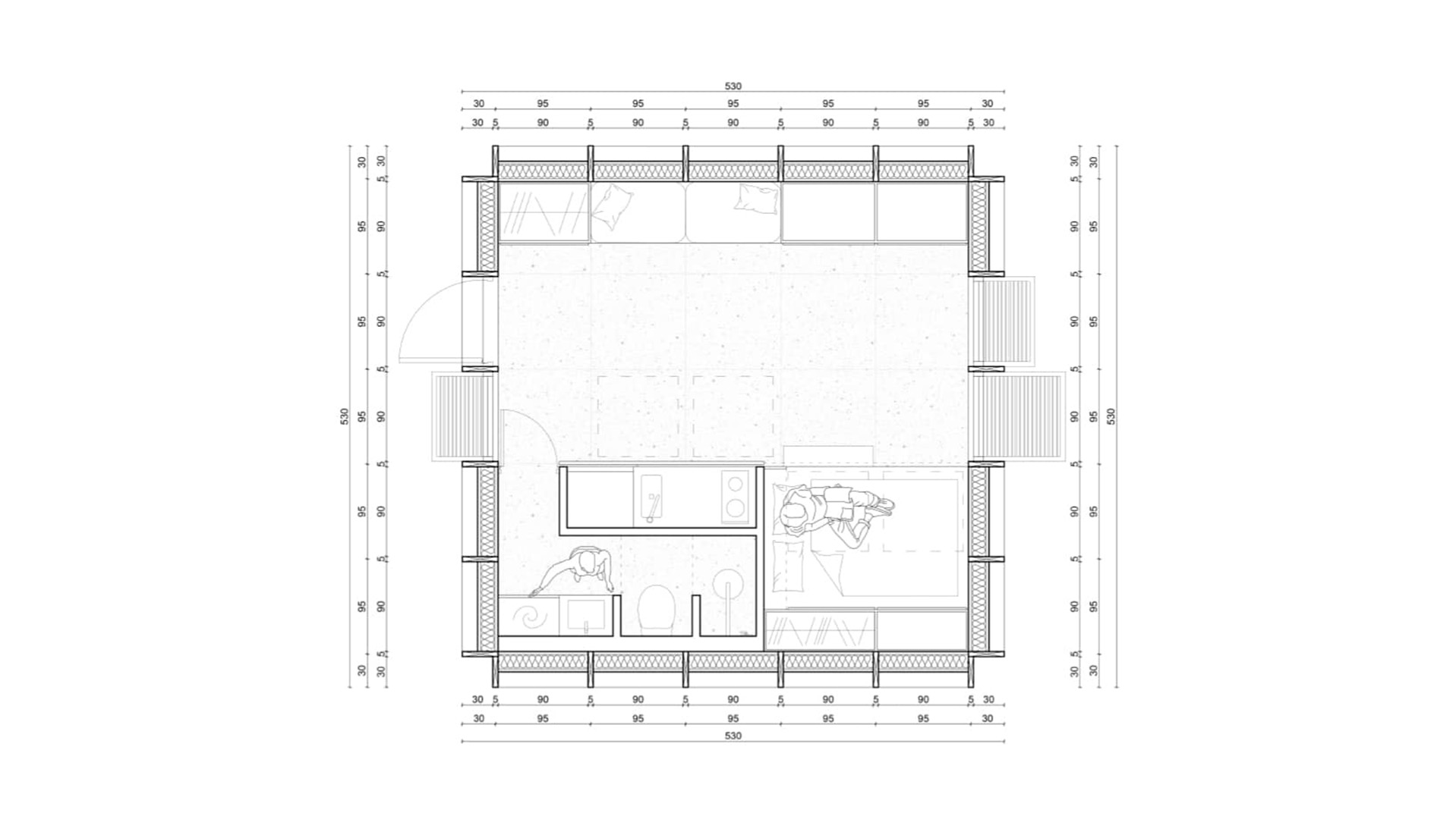 Na zdjęciu Projekt studentów PW w konkursie MICROHOME Kingspan Edition 