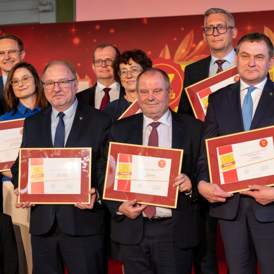 Na zdjęciu przedstawiciele najlepszych uczelni w Polsce