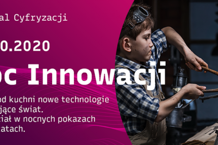 Grafika informująca o Nocy Innowacji