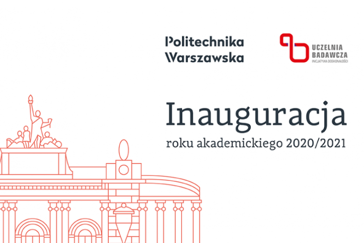 Grafika z informacją o inauguracji roku akademickiego