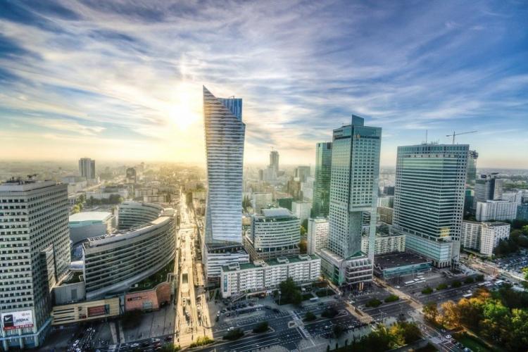 Zdjęcie centrum Warszawy
