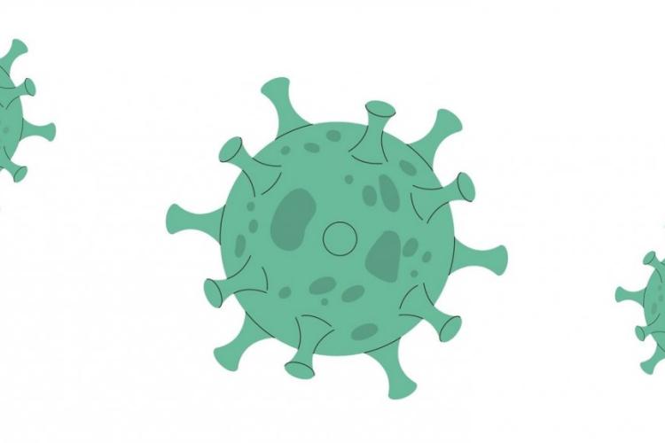 Grafika przedstawiająca wirusa