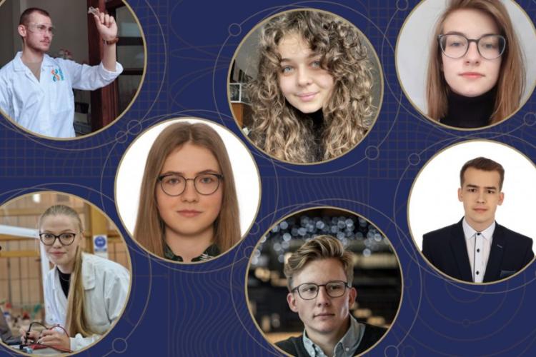 Zdjęcia laureatów programu z Politechniki Warszawskiej