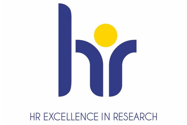 Logo wyróżnienia HR Excellence in Research
