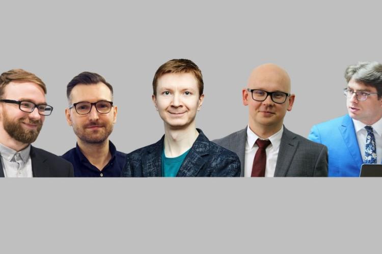 Zdjęcie laureatów stypendium z PW