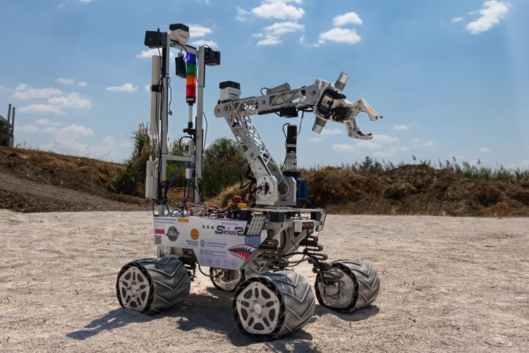 Na zdjęciu łazik podczas zawodów Anatolian Rover Challenge