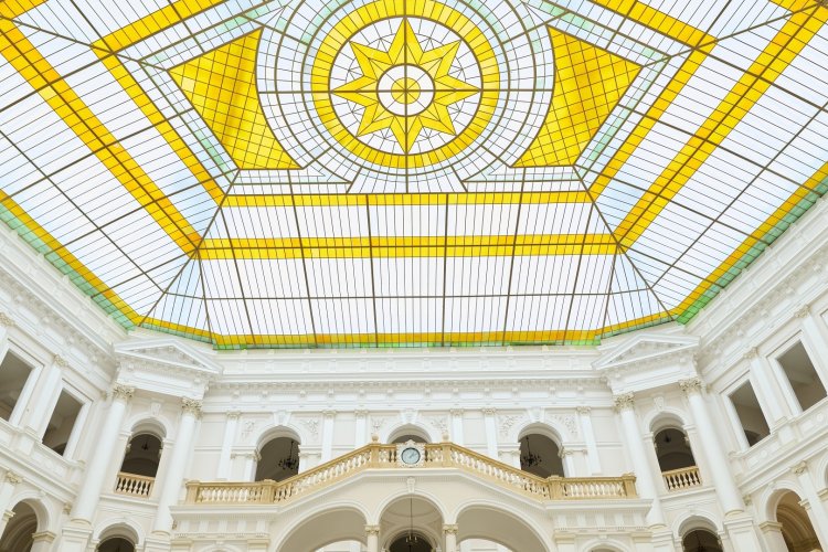 Na zdjęciu Duża Aula w Gmachu Głównym PW