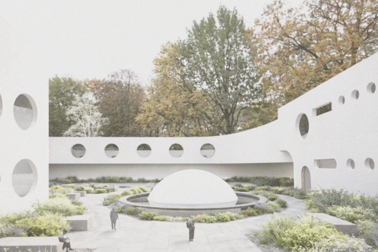 Na zdjęciu: Centrum Ceramiki - fragment projektu Zofii Witkowskiej