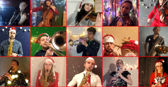 Scena z klipu świątecznego The Engineers Band