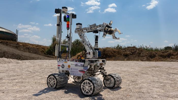 Na zdjęciu łazik podczas zawodów Anatolian Rover Challenge