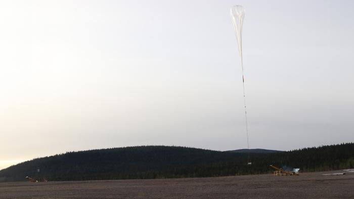 Na zdjęciu start balonu BEXUS 35 z eksperymentem CURiE
