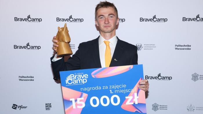 Jakub Jażdżyk, zwycięzca Brave Camp