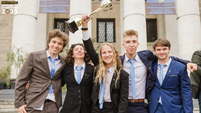 Na zdjęciu: zwycięzcy krajowego finału Enactus Poland National Competition 