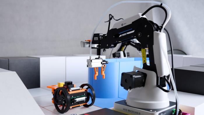 Na zdjęciu urządzenia w laboratorium robotycznym