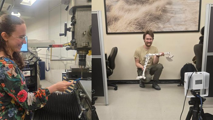 Na zdjęciu Katarzyna Matys-Popielska i Krzysztof Popielski podczas realizowania badań do doktoratu