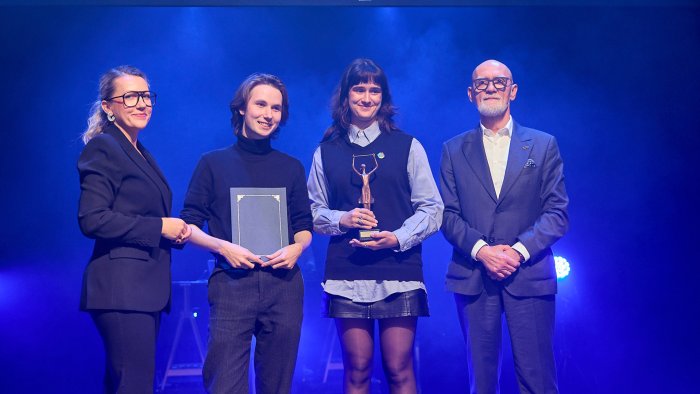 Na zdjęciu reprezentanci zespołu tworzącego projekt HepaSwitch