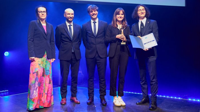 Na zdjęciu reprezentanci Koła Naukowego SAE AeroDesign