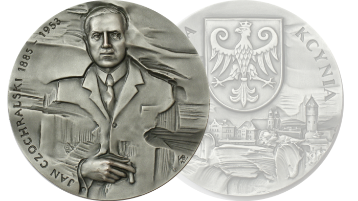 Na zdjęciu medal „Zasłużony dla Gminy Kcynia”, fot. Muzeum Politechniki Warszawskiej