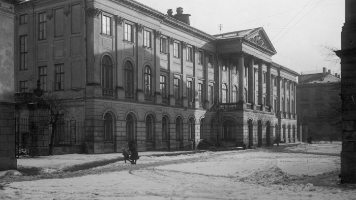 Na zdjęciu Pałac Kazimierzowski w 1928 roku