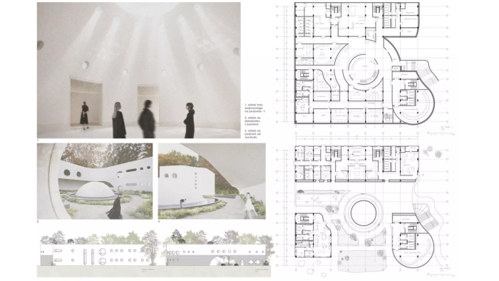 Na zdjęciu: Centrum Ceramiki - fragment projektu Zofii Witkowskiej