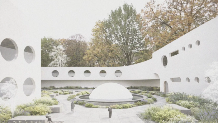 Na zdjęciu: Centrum Ceramiki - fragment projektu Zofii Witkowskiej