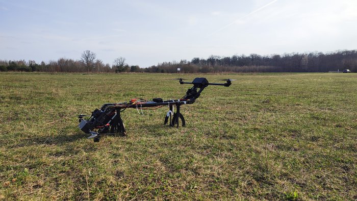 Na zdjęciu dron - jeden z projektów Sekcji Dronowej KNR