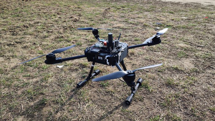 Na zdjęciu dron - jeden z projektów Sekcji Dronowej KNR
