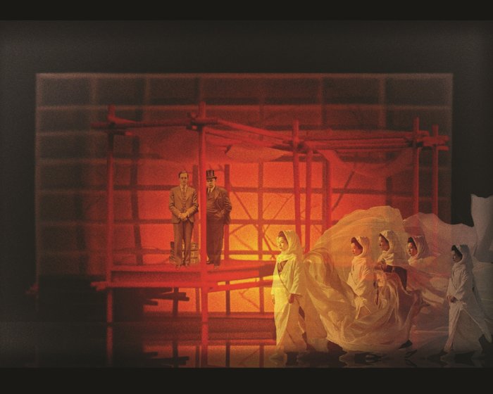 Projekt scenografii do „Madame Butterfly”