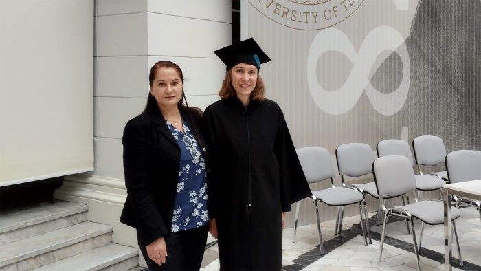 Na zdjęciu dr inż. Olga Góral i prof. Anna Krztoń-Maziopa