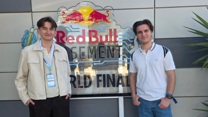  Piotr Piwowarczyk i Michał Szajner podczas finału Red Bull Basement w San Francisco
