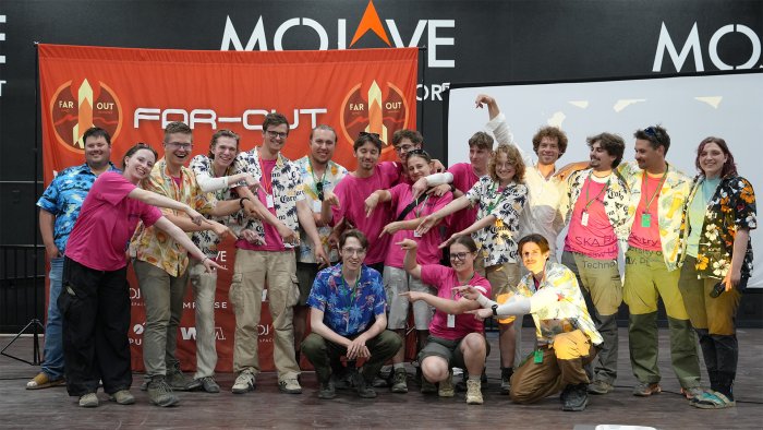 Na zdjęciu: SKA Rocketry podczas międzynarodowych zawodów FAR-OUT w Kalifornii