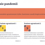 Grafika przedstawiająca stronę pw.edu.pl/COVID-19