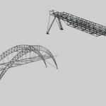 Grafika przedstawiająca mosty zaprojektowane przez studentów PW