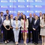 Zespół ds. wzmocnienia transferu wyników badań naukowych z wiceminister Marią Mrówczyńską
