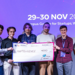 Na zdjęciu: zespół Maptelligence, zwycięzcy pierwszej edycji Warsaw AI Hackathon 